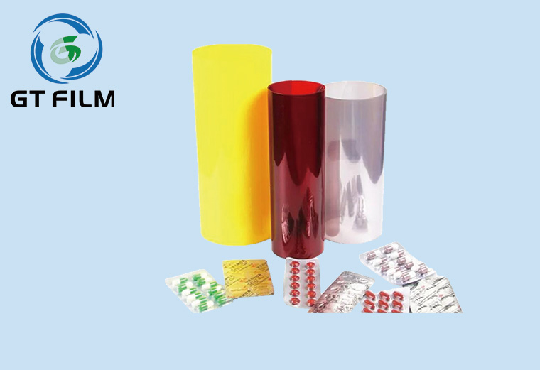 Customized composite drug packaging film rigid transparent film roll