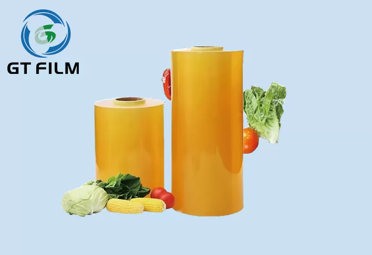 Transparent soft wrap stretch film roll food hot stick shrink pvc film for fruit and vegetable preservation