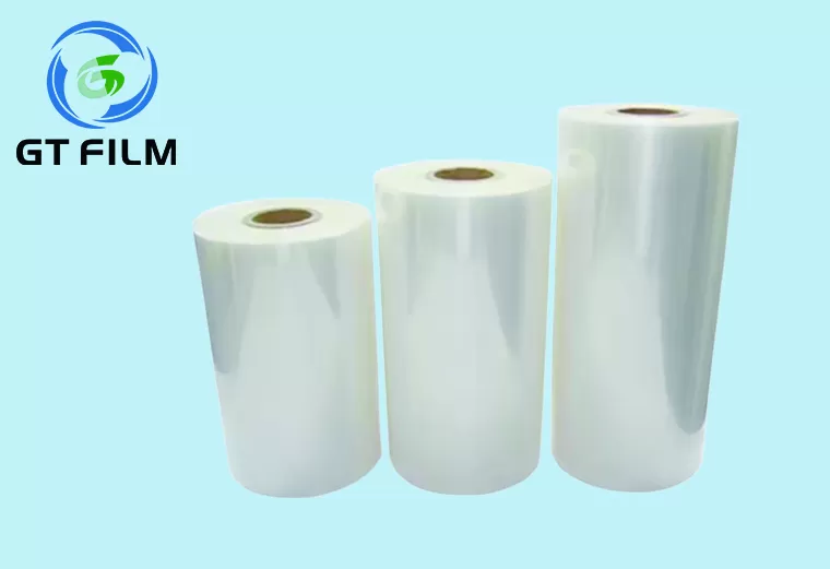 Gloss 22mic BOPP thermal lamination film 27mic custom thickness for printed paper protection