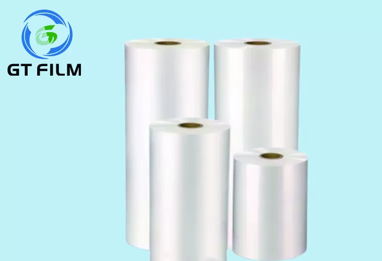 Gloss 22mic BOPP thermal lamination film 27mic custom thickness for printed paper protection