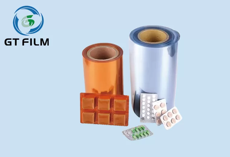 Customized composite drug packaging film rigid transparent film roll