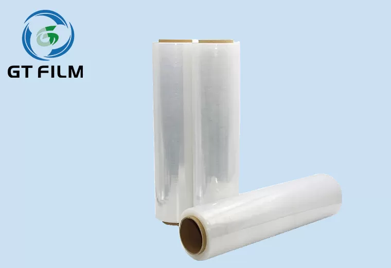 Wholesale biodegradable transparent stretch packaging Plastic wrap soft moisture-proof packaging