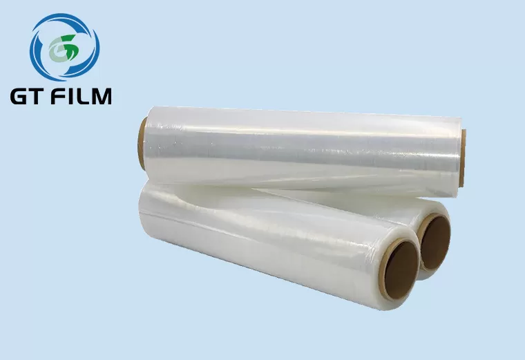 Wholesale biodegradable transparent stretch packaging Plastic wrap soft moisture-proof packaging