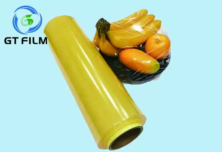 Transparent Biodegradable PVC Cling Film Food Wrapping Stretch Film